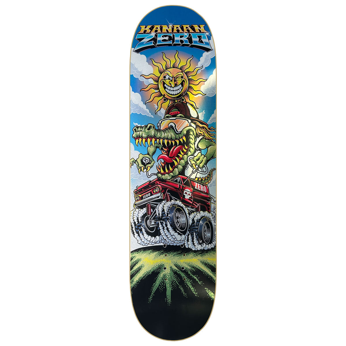 Zero Bitchin Gator Kanaan Skateboard Deck - 8.25