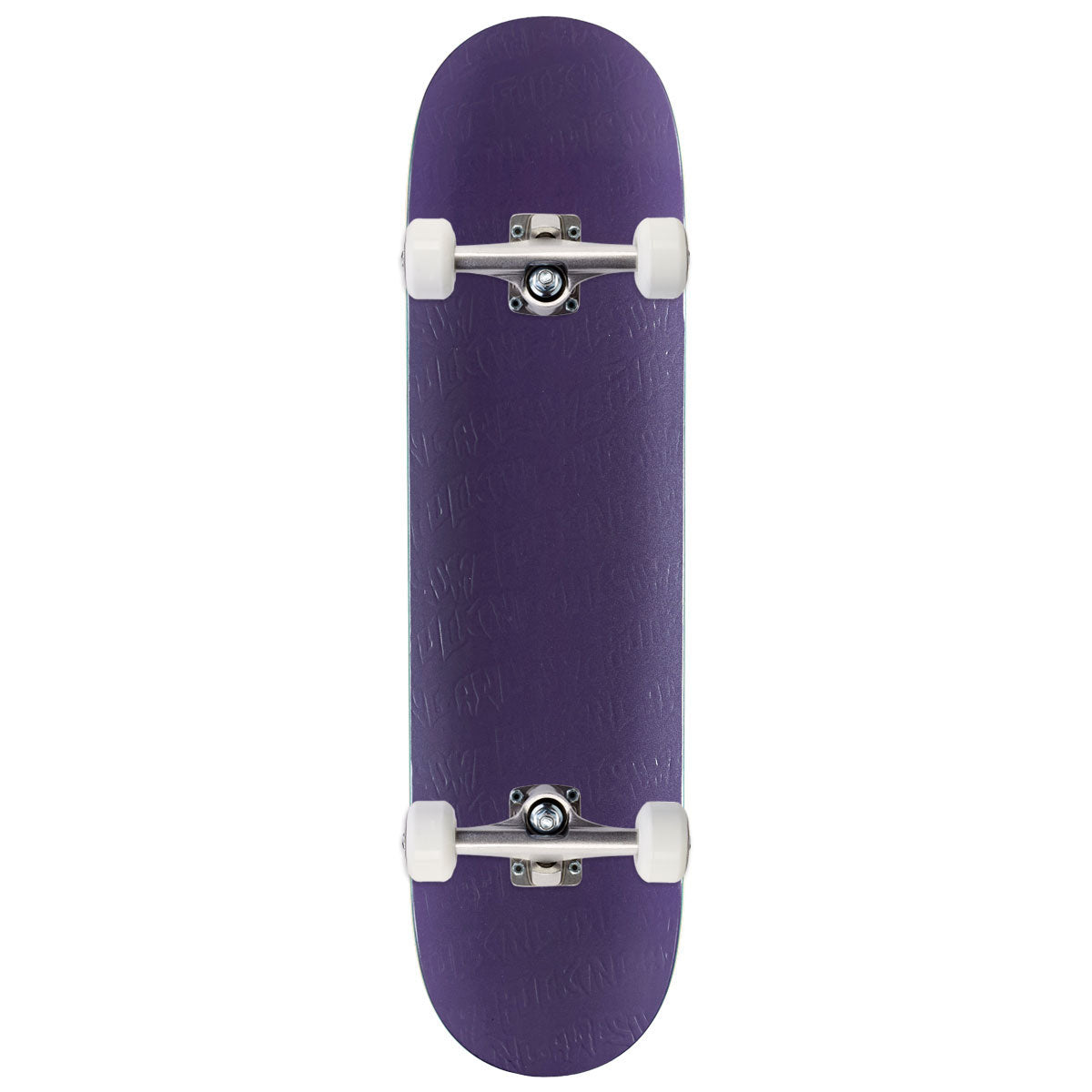 Fucking Awesome Embossed Color Skateboard Complete - Phantom Purple - 8.38