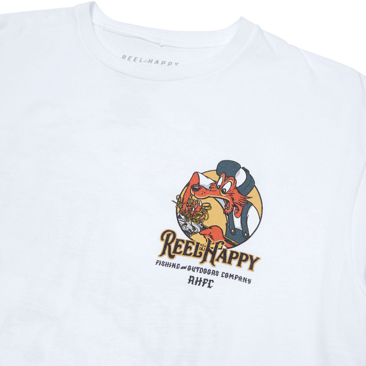 Reel Happy Birds Nest T-Shirt - White image 3
