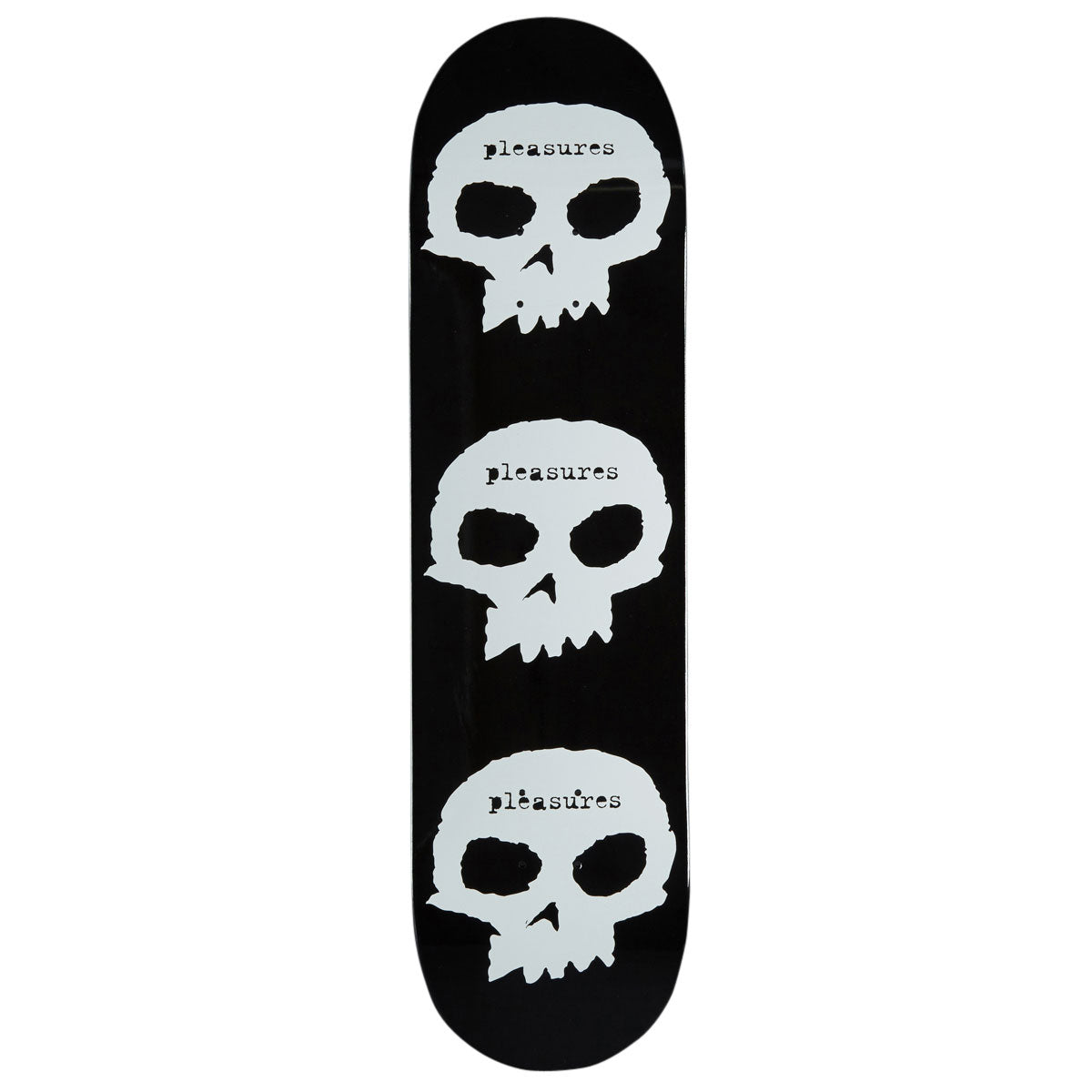 Zero x Pleasures Skulls Skateboard Deck - 8.25