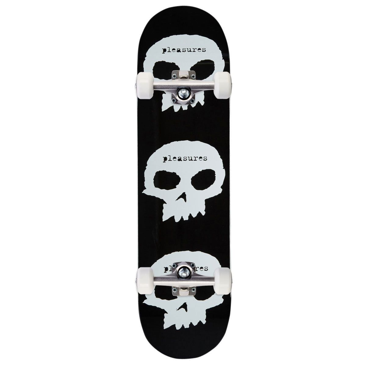 Zero x Pleasures Skulls Skateboard Complete - 8.25
