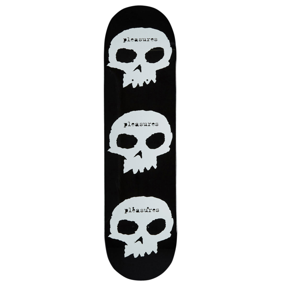 Zero x Pleasures Skulls Skateboard Deck - 8.50