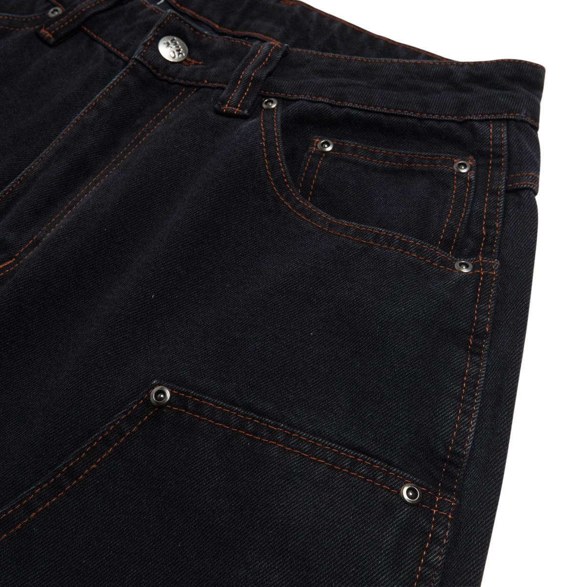 WKND Damn Near Carpenter Double Knee Jeans - Black image 3