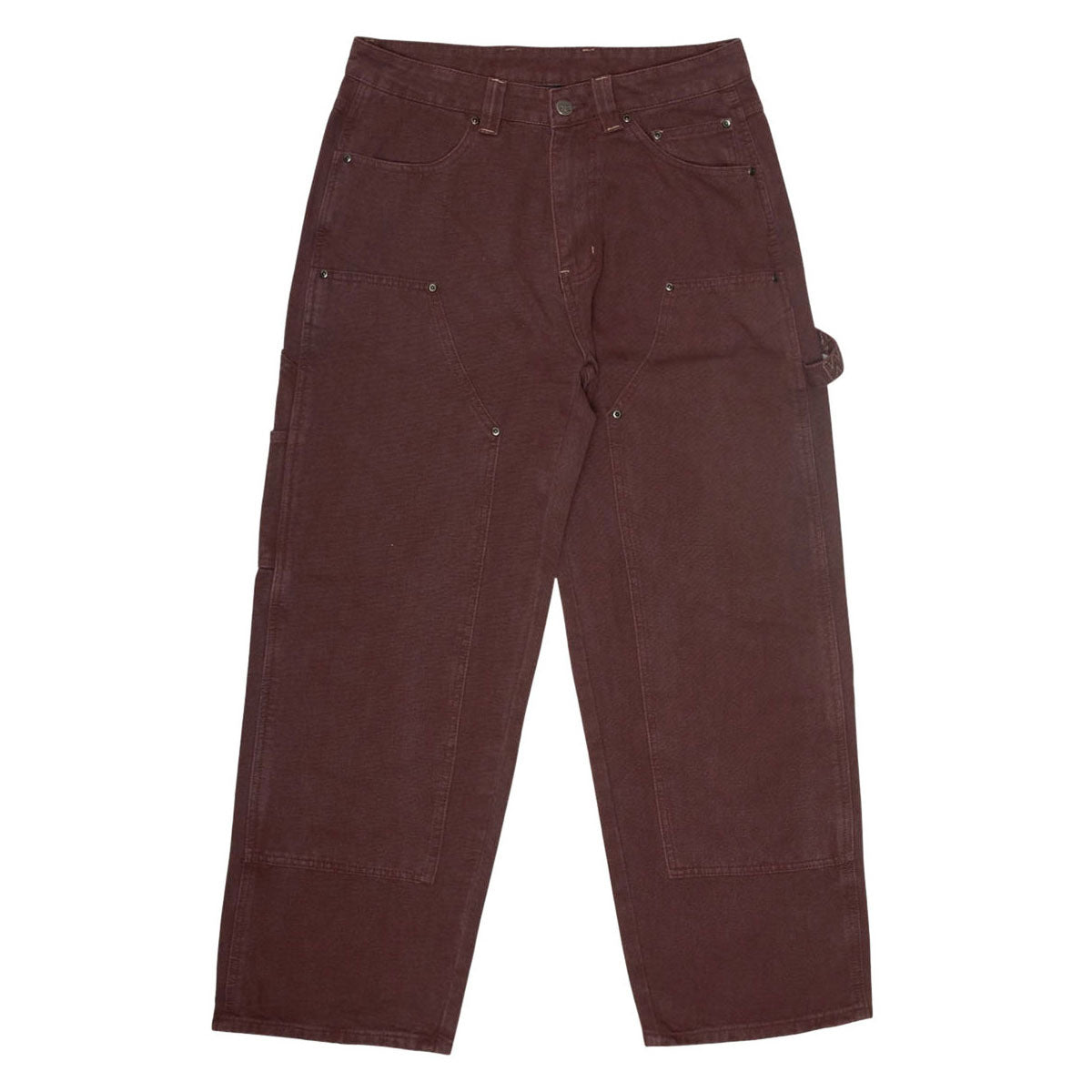 WKND Damn Near Carpenter Single Knee Canvas Pants - Brown image 1