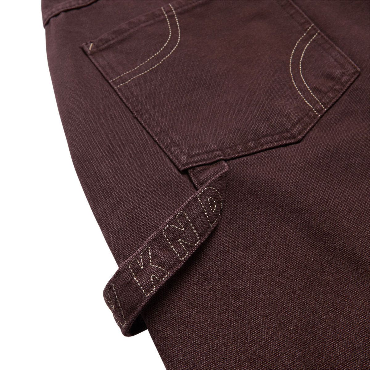 WKND Damn Near Carpenter Single Knee Canvas Pants - Brown image 5