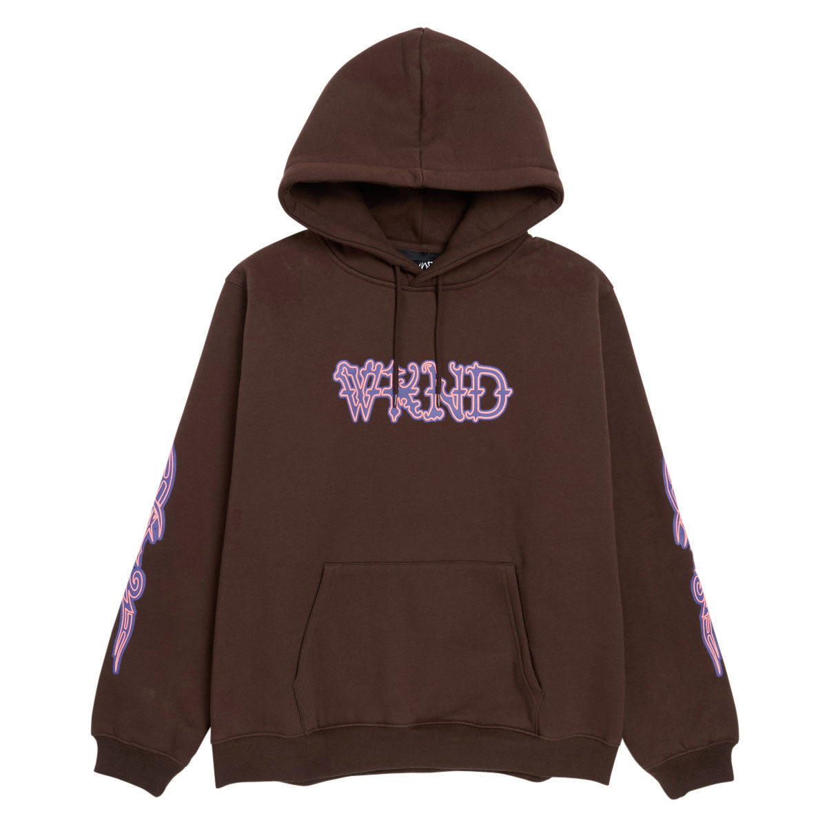 WKND Huldra Script Hoodie - Brown image 1