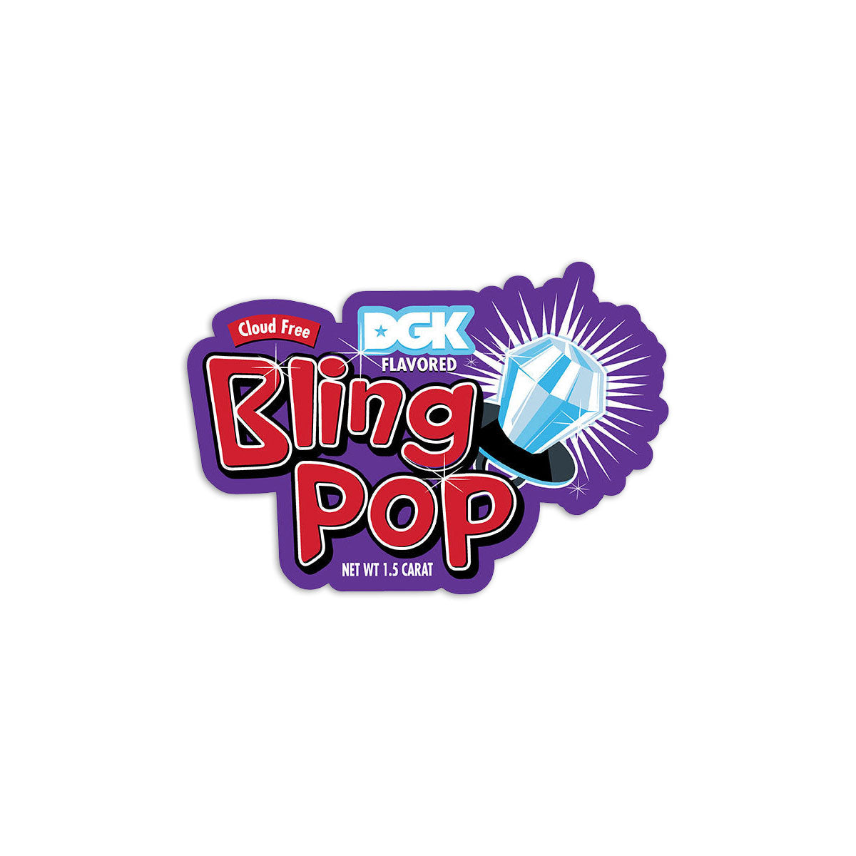 DGK Bling Pop Sticker image 1