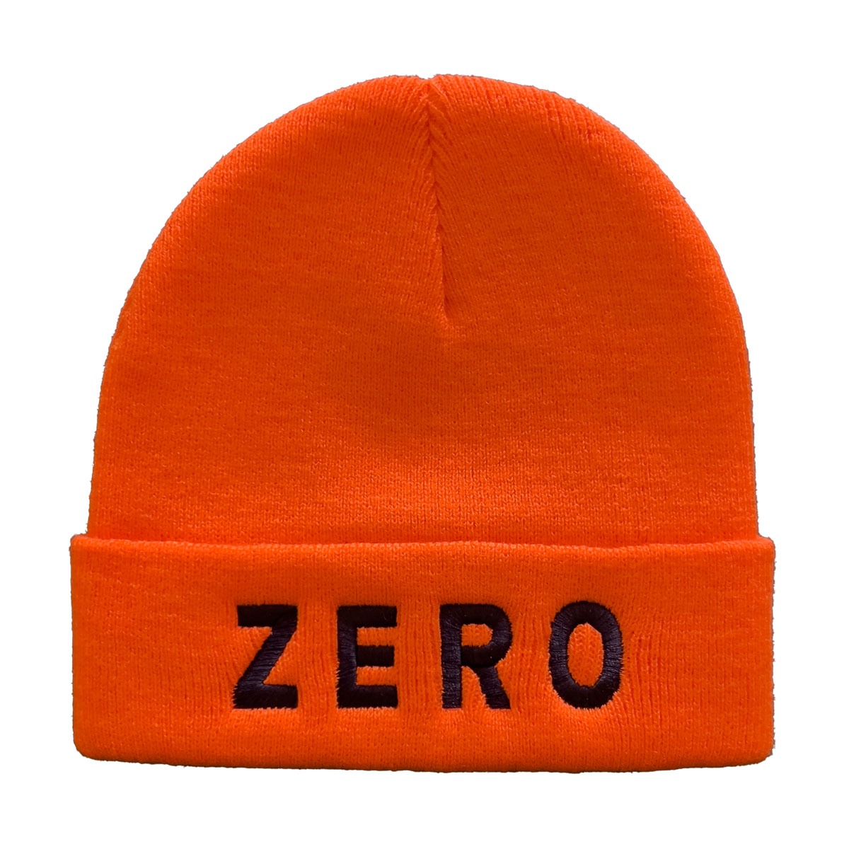 Zero Army Embroidered Beanie - Orange image 1