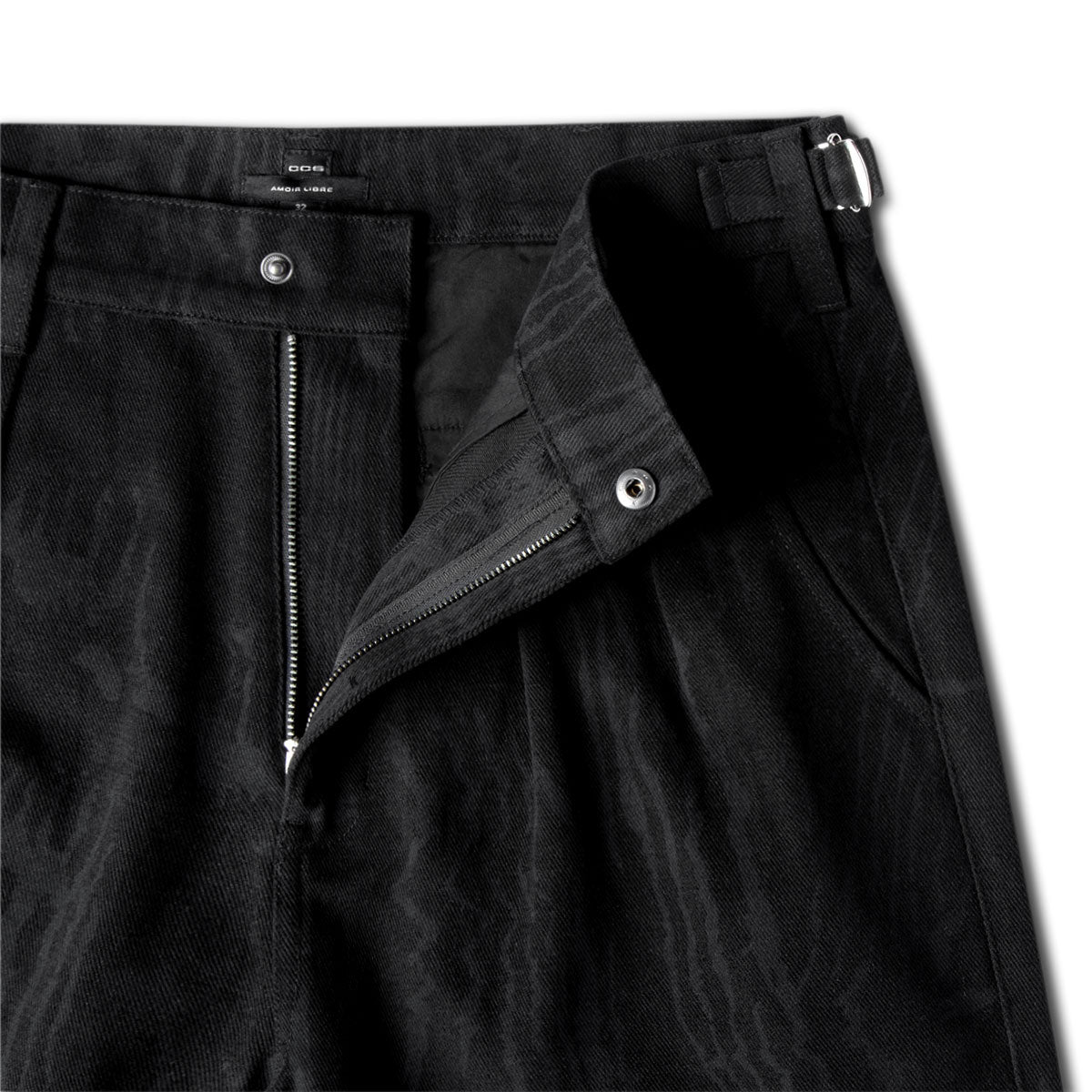CCS Amoir Libre Pleated Shorts - Black Distortion image 2