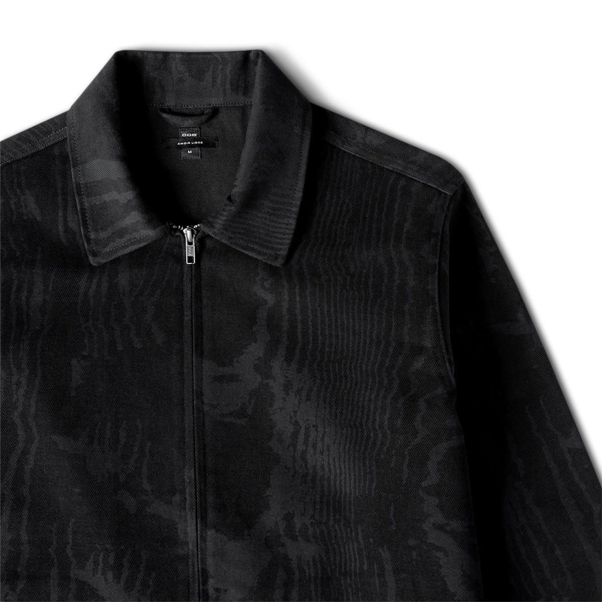 CCS Amoir Libre Zip Chore Jacket - Black Distortion image 2