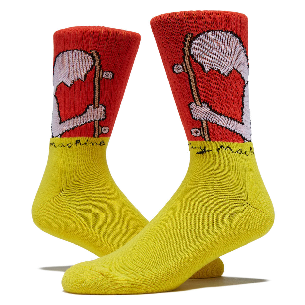 Toy Machine Skater Socks - Yellow image 2