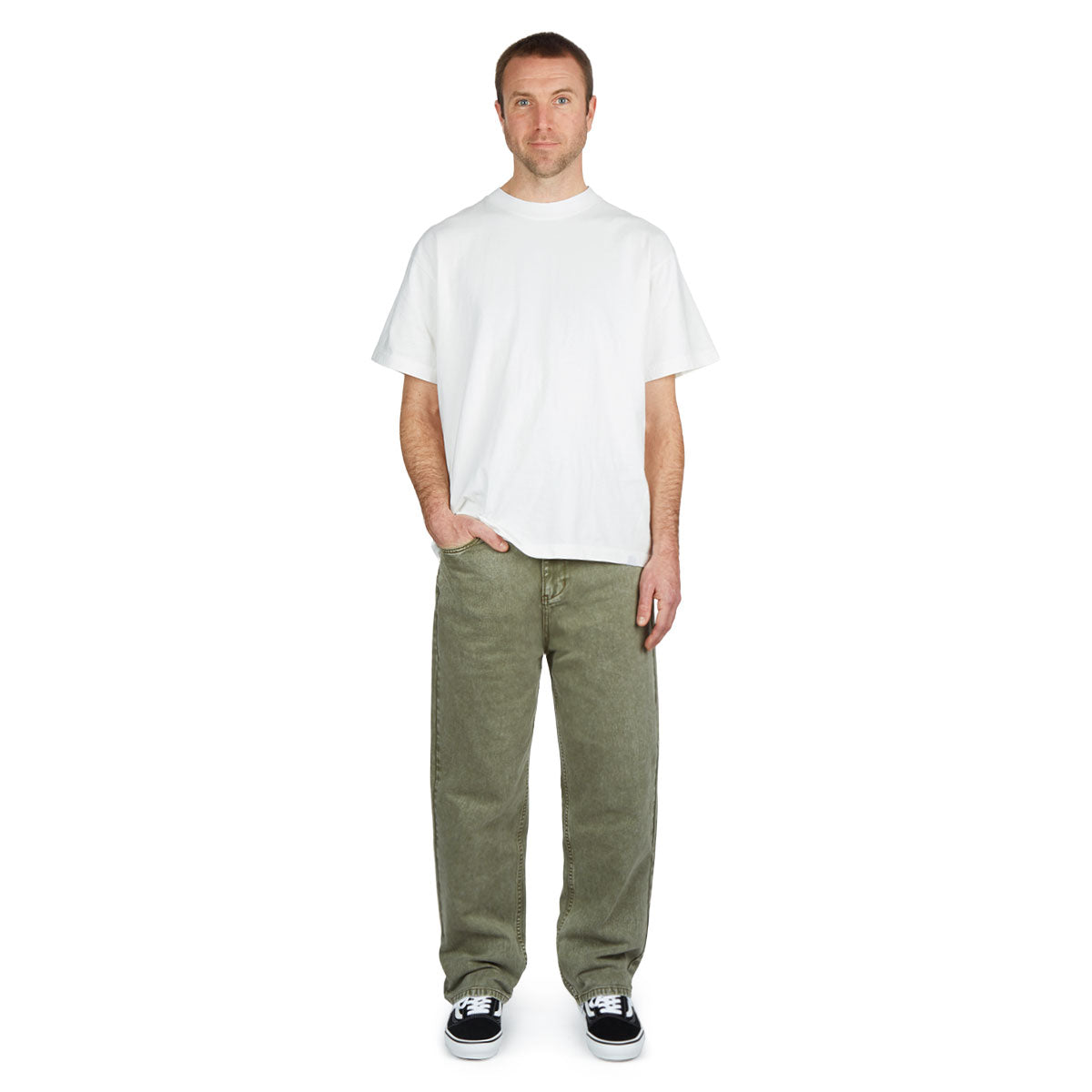 CCS Original Relaxed Denim Jeans - Faded Olive image 4