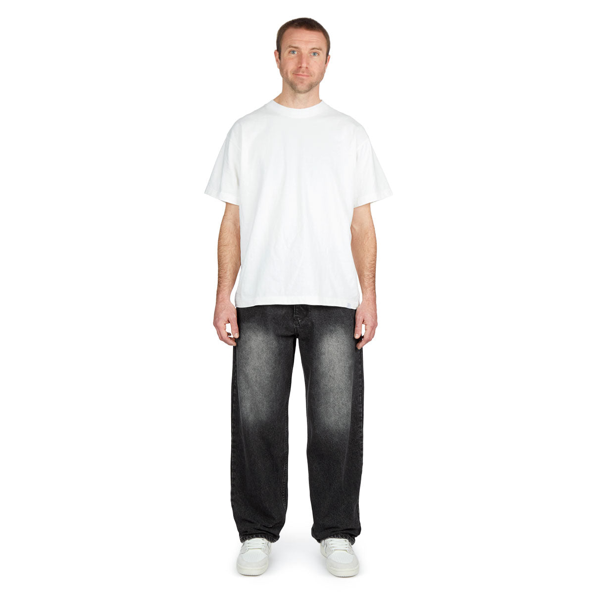 CCS Baggy Straight Denim Jeans - Pavement Black image 2