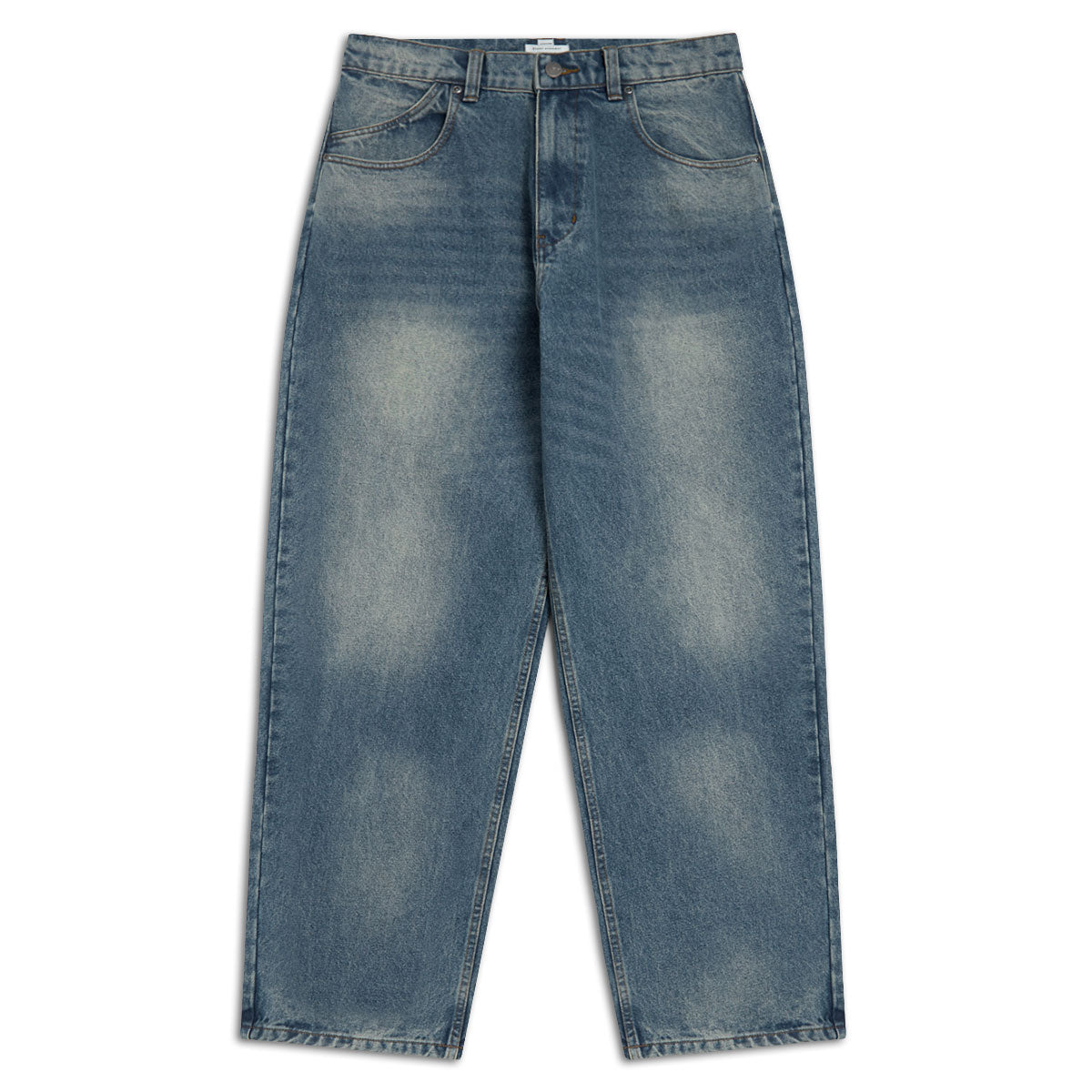 CCS Baggy Straight Denim Jeans - Sun Bleach Wash image 4