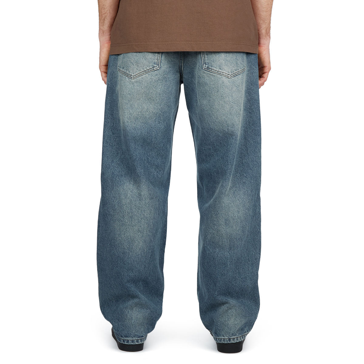 CCS Baggy Straight Denim Jeans - Sun Bleach Wash image 5