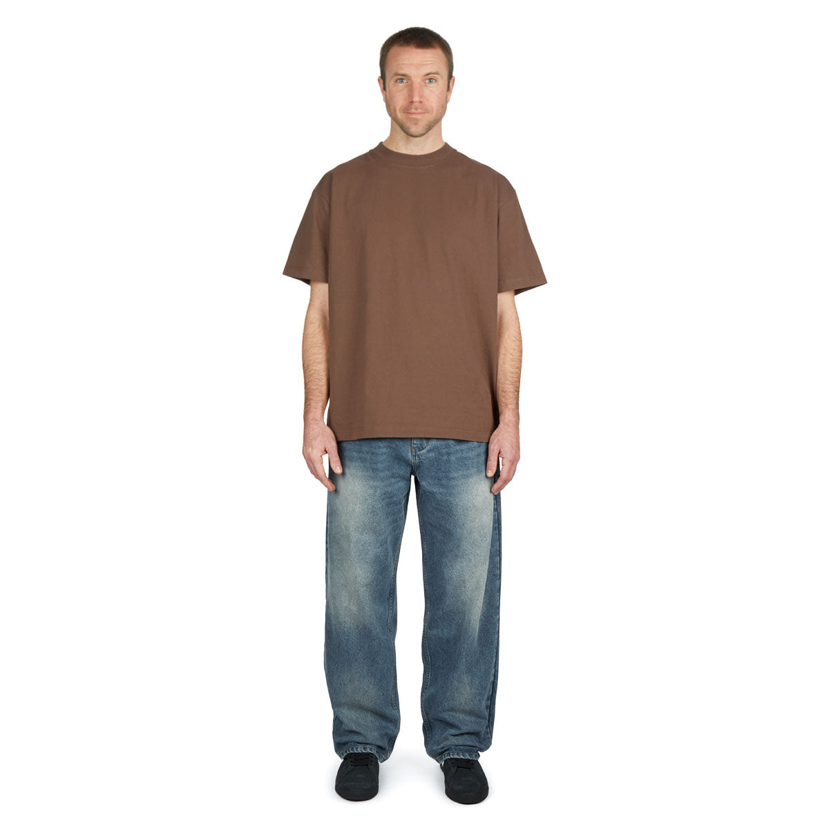 CCS Baggy Straight Denim Jeans - Sun Bleach Wash image 2