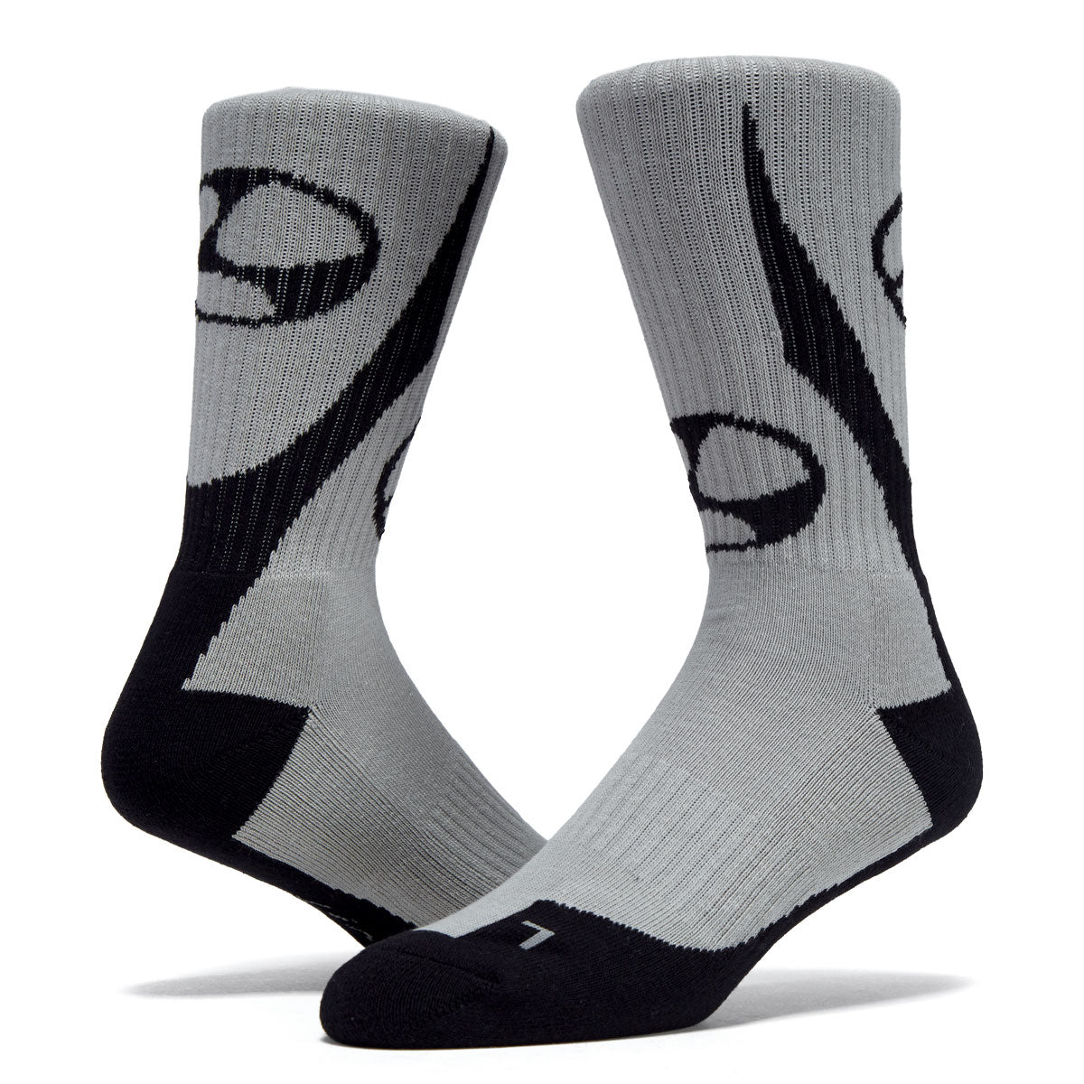 Limosine Leddy Socks - Grey/Black image 2