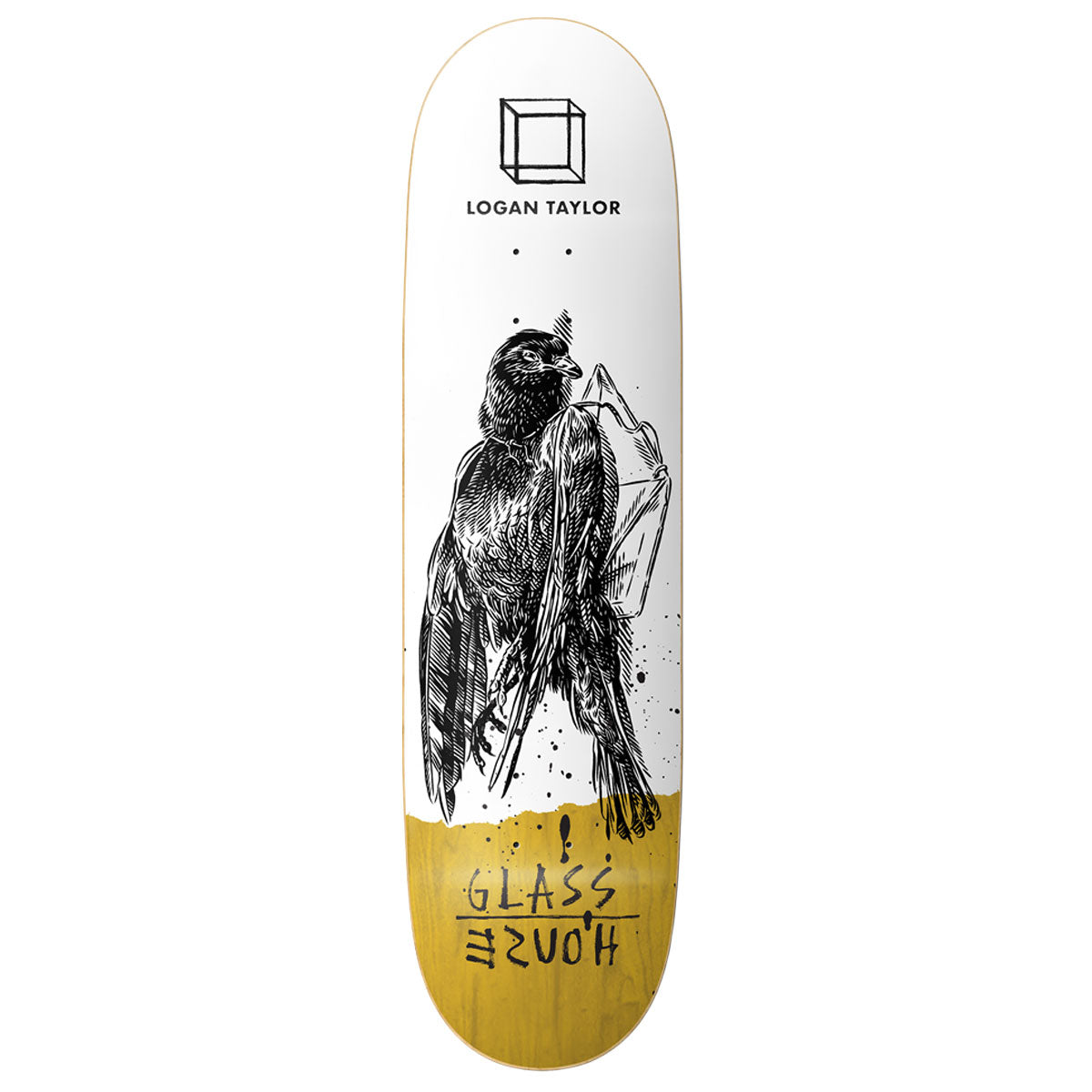 Glass House Taylor Messenger Skateboard Deck - Assorted Veneers - 8.25