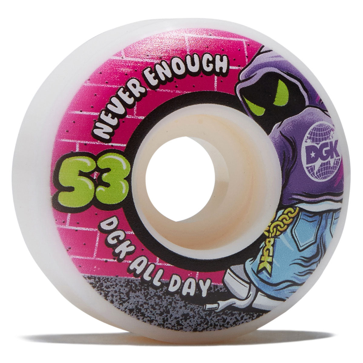 DGK Throwie 101A Skateboard Wheels - 53mm image 1