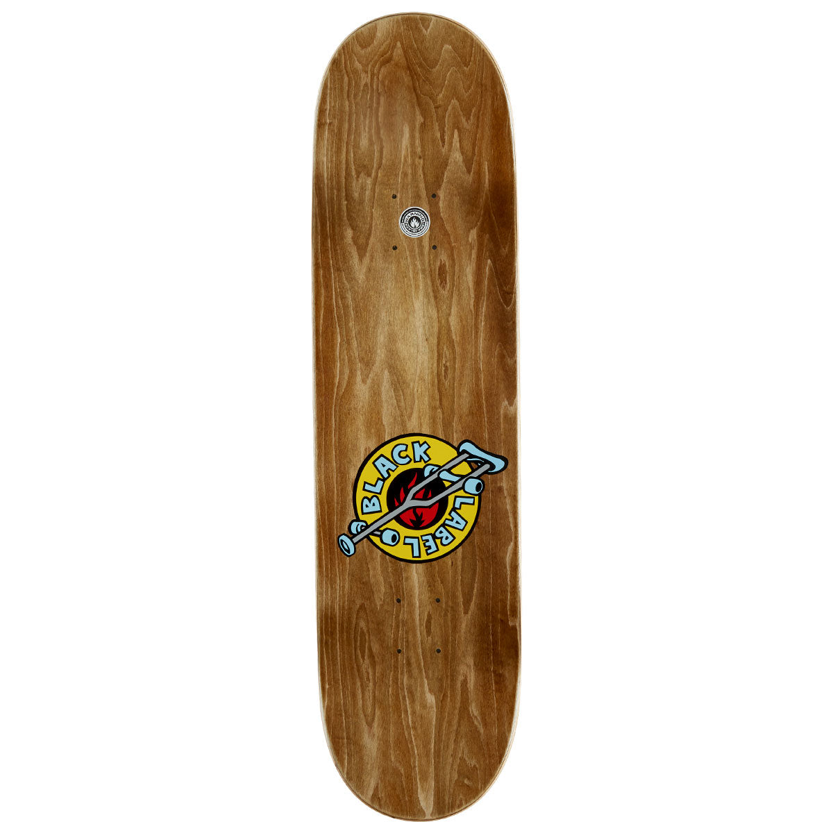 Black Label Crutch Skateboard Complete - 8.50