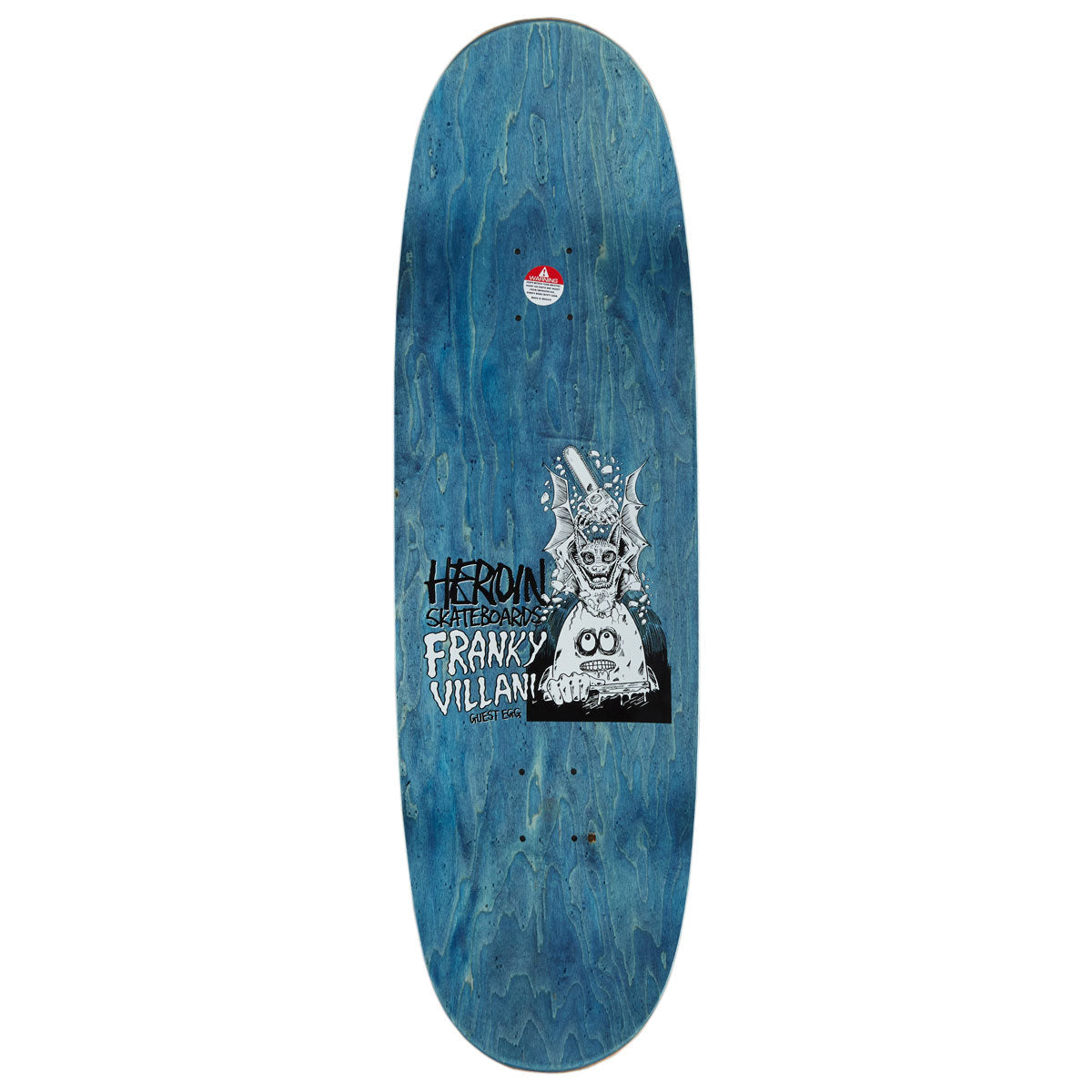 Heroin Franky Villani Guest Egg Skateboard Complete - 9.50