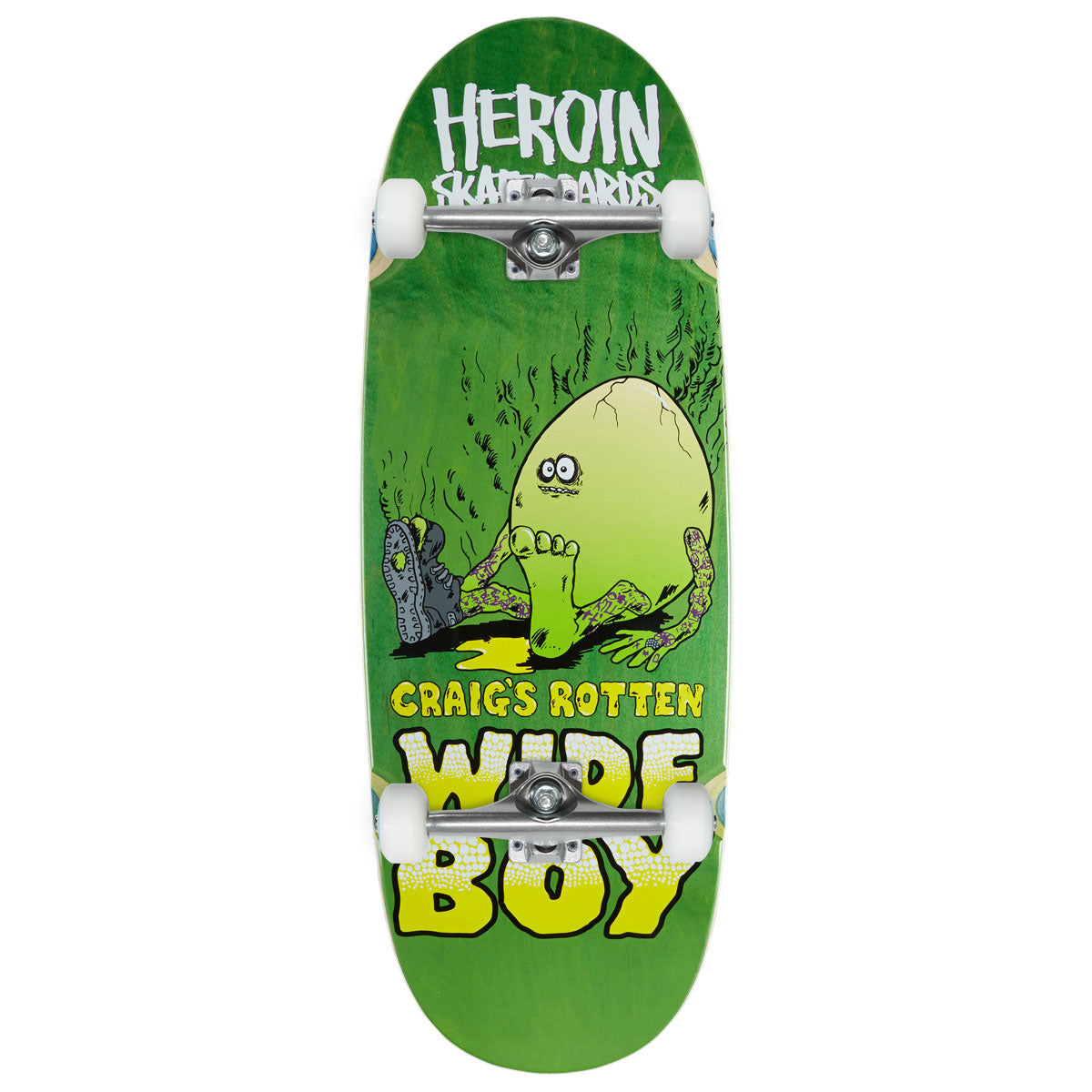 Heroin Craig Questions Rotten Wide Boy Skateboard Complete - 10.75