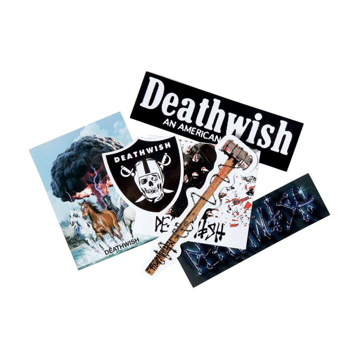 Deathwish Nation 6 Pack Of Stickers image 2