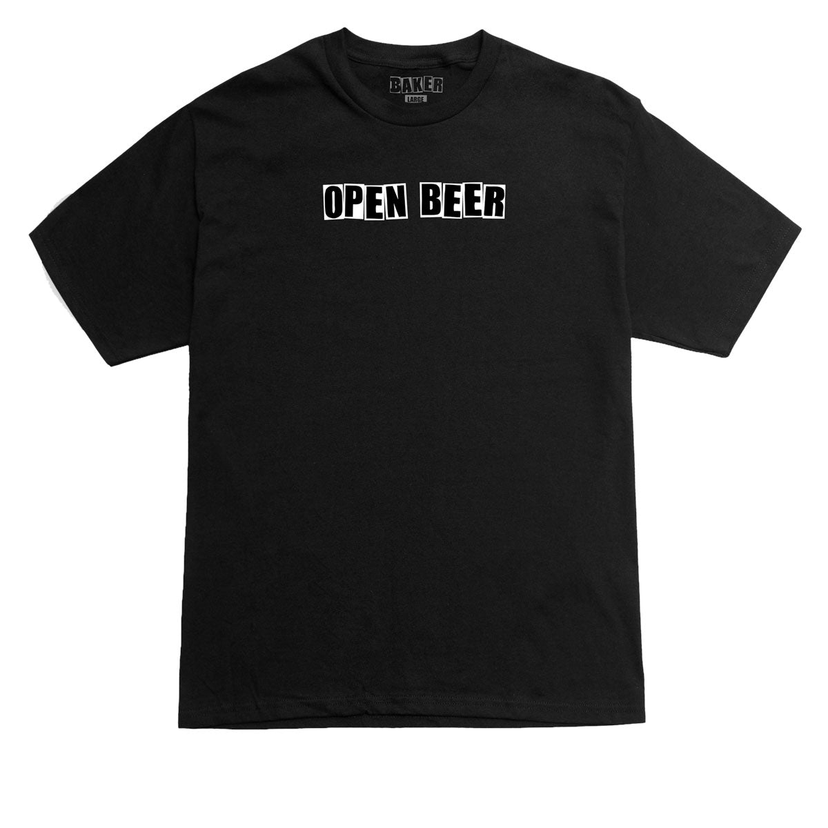 Baker Open T-Shirt - Black image 1
