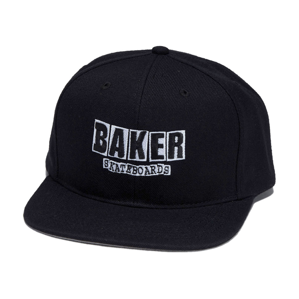Baker Classic Logo Snapback Hat - Black image 1