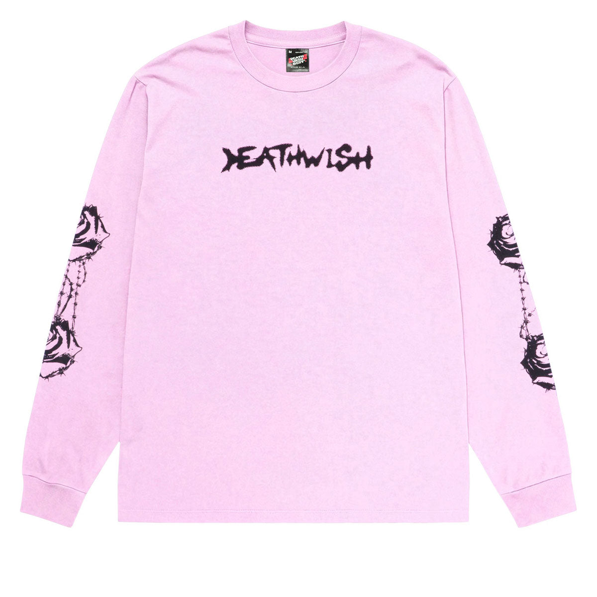 Deathwish Bed Of Roses Long Sleeve T-Shirt - Pink image 1