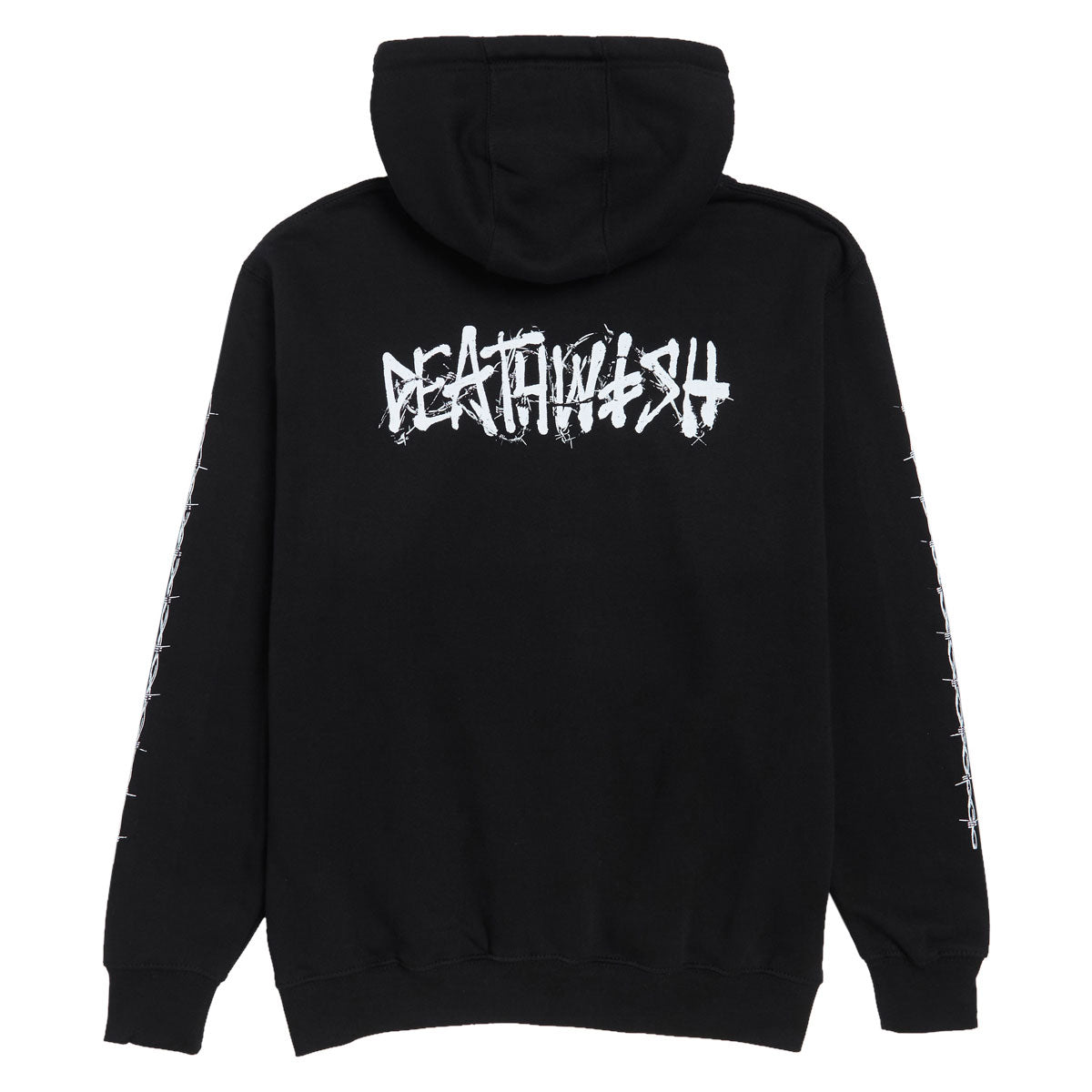 Deathwish Barbed Hoodie - Black image 1