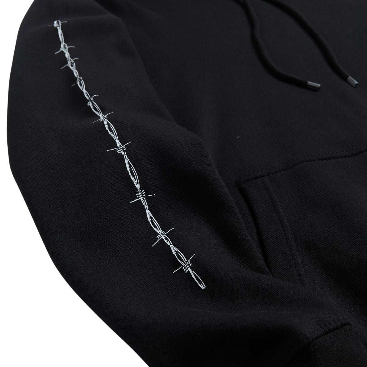 Deathwish Barbed Hoodie - Black image 4