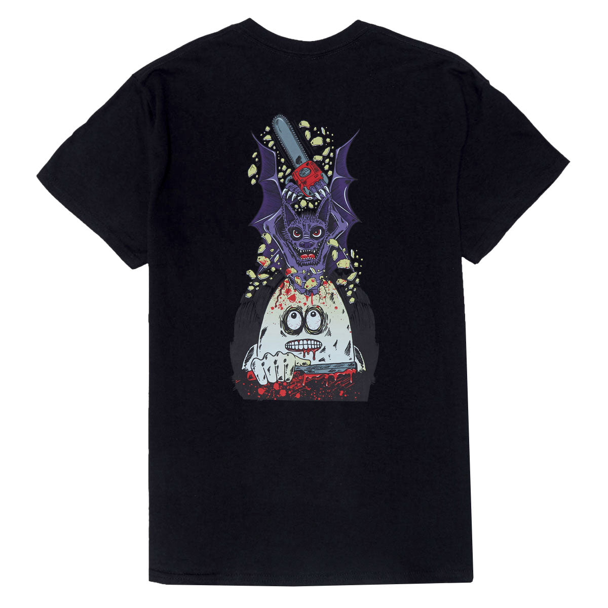Heroin Bat Egg T-Shirt - Black image 1