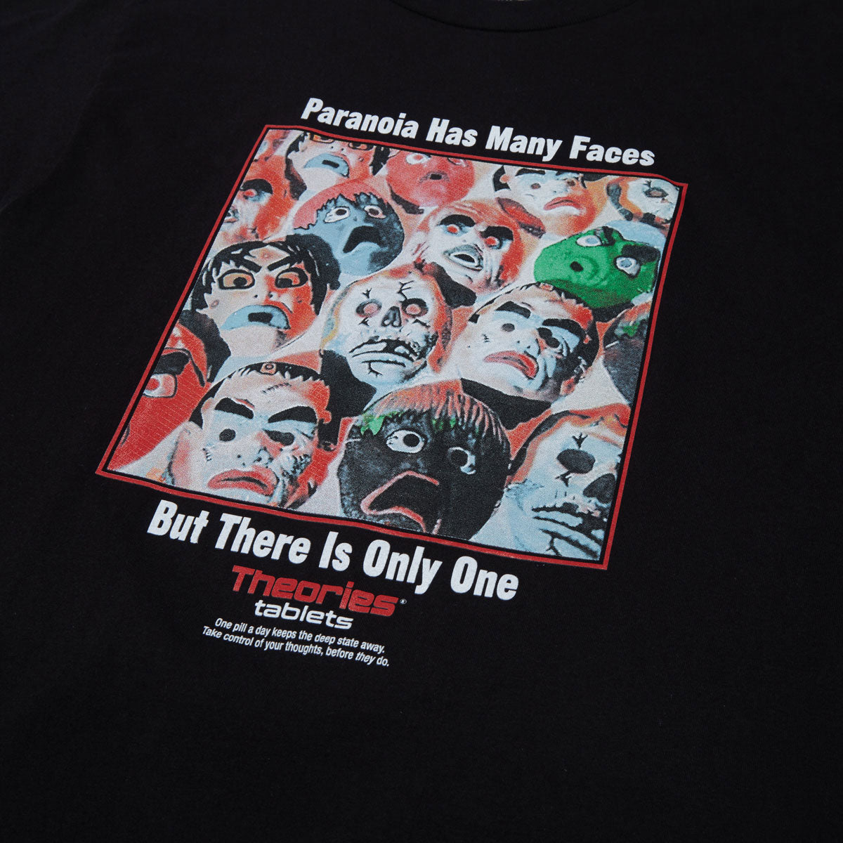 Theories Paranoia T-Shirt - Black image 2