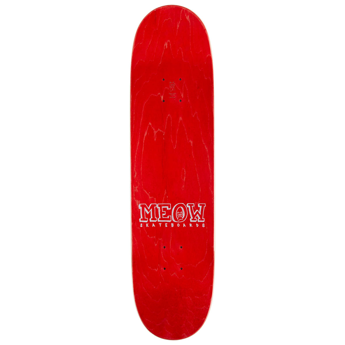 Meow Big Cat Skateboard Deck - Teal - 8.25