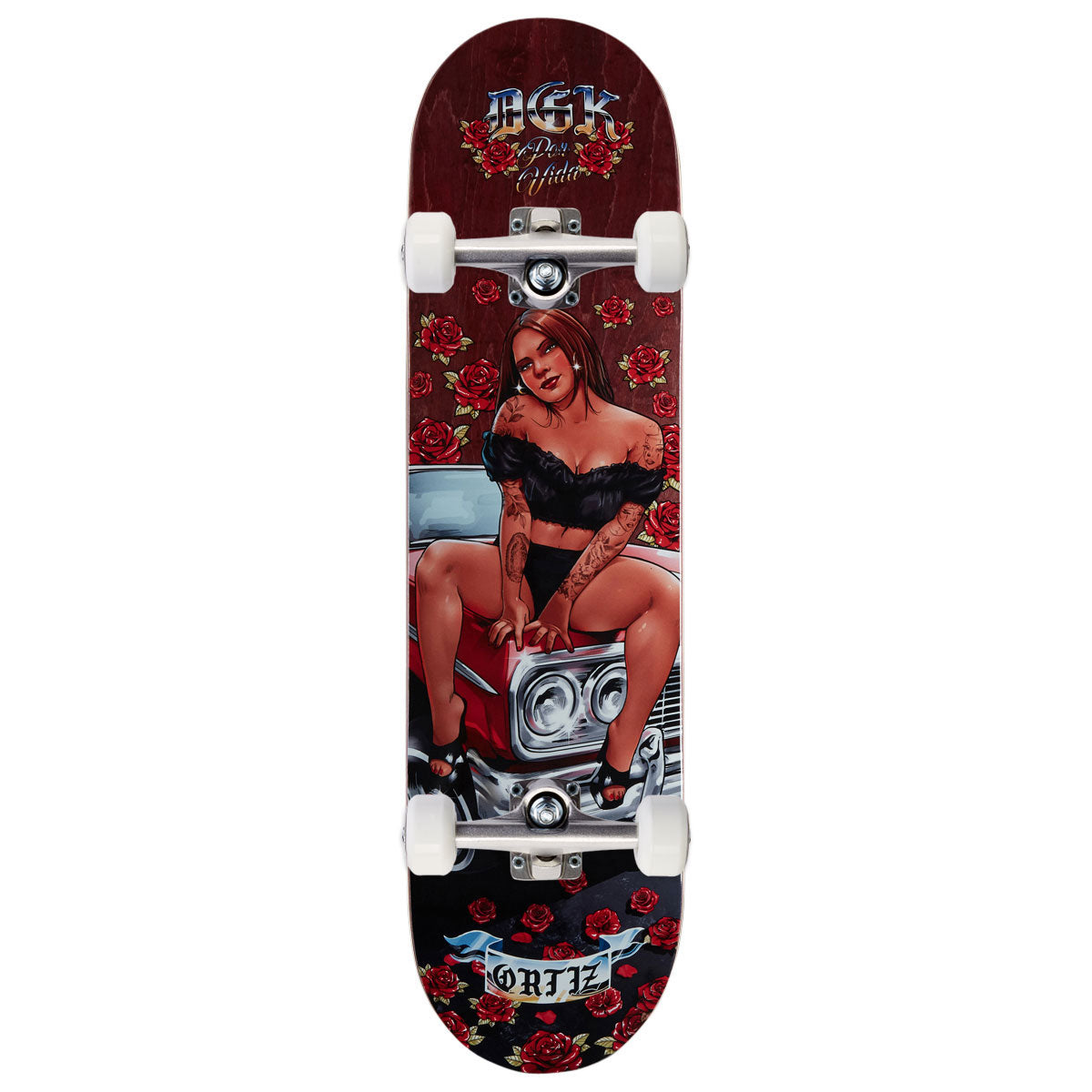 DGK Around The Way Ortiz Skateboard Complete - 8.10