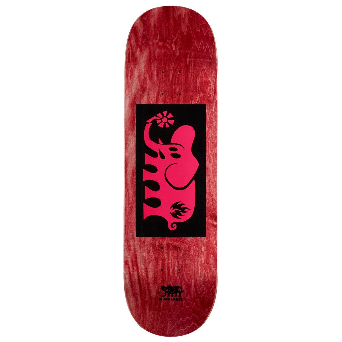 Black Label Elephant Block Skateboard Deck - Pink - 8.75