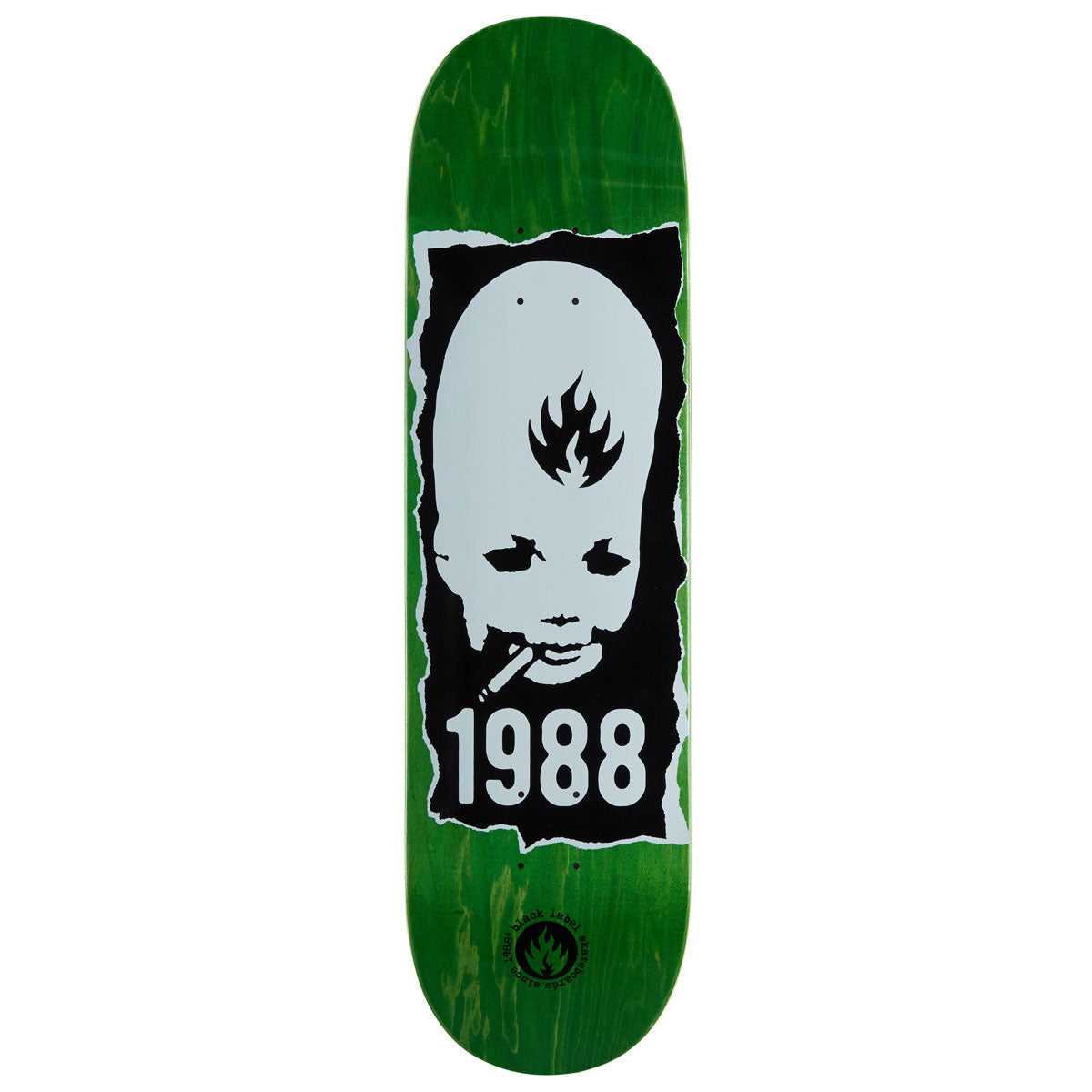 Black Label Thumbhead Torn Skateboard Deck - 8.25