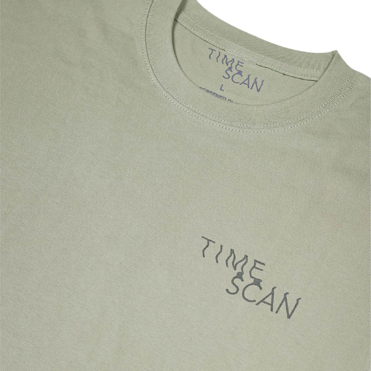 Timescan Logo T-Shirt - Sage Green image 3
