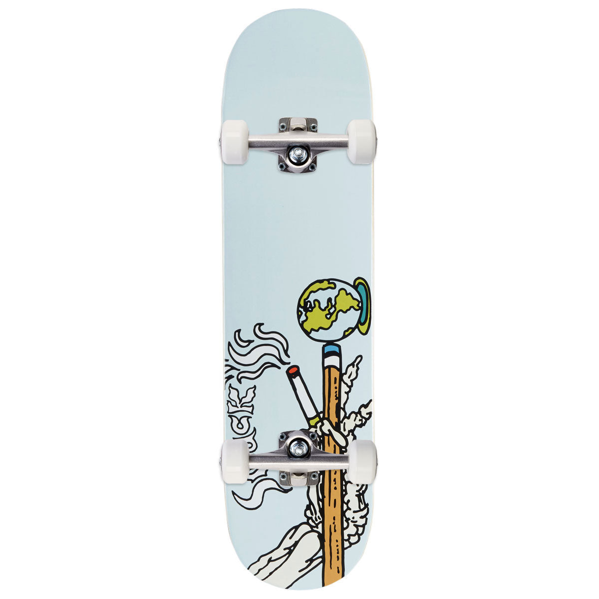 Snack Last Game Skateboard Complete - Sky Blue - 8.00