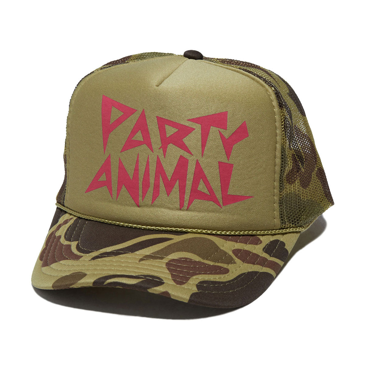 Party Animal Chant Trucker Hat - Camo image 1