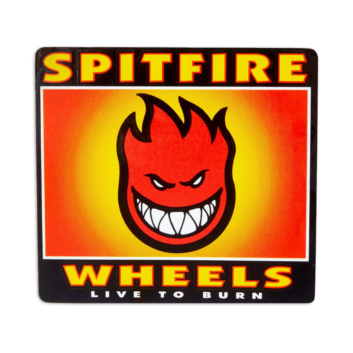Spitfire Bighead Box MD Sticker - Black image 1