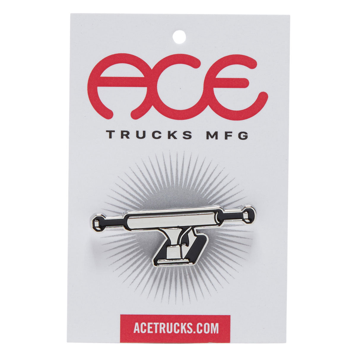 Ace Lapel Pin - Silver image 1