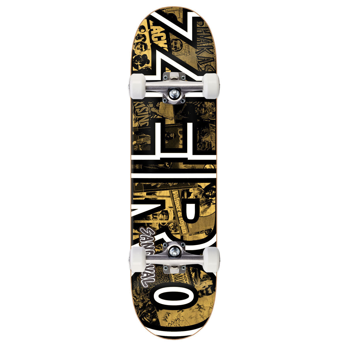 Zero Sandoval Roots Bold Skateboard Complete - Green/Red/Yellow - 8.50