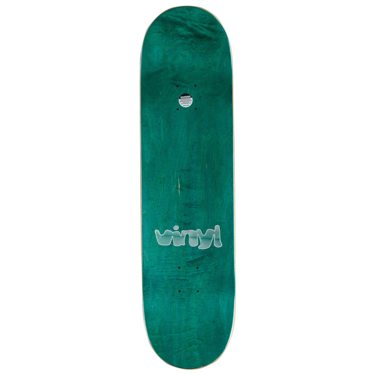 Vinyl Spiral Skateboard Deck - Blue Marble - 8.25