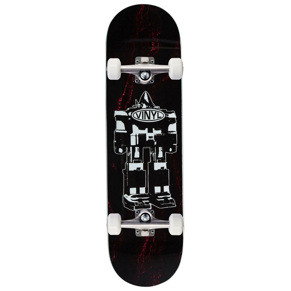 Vinyl Robot Skateboard Complete - 8.125