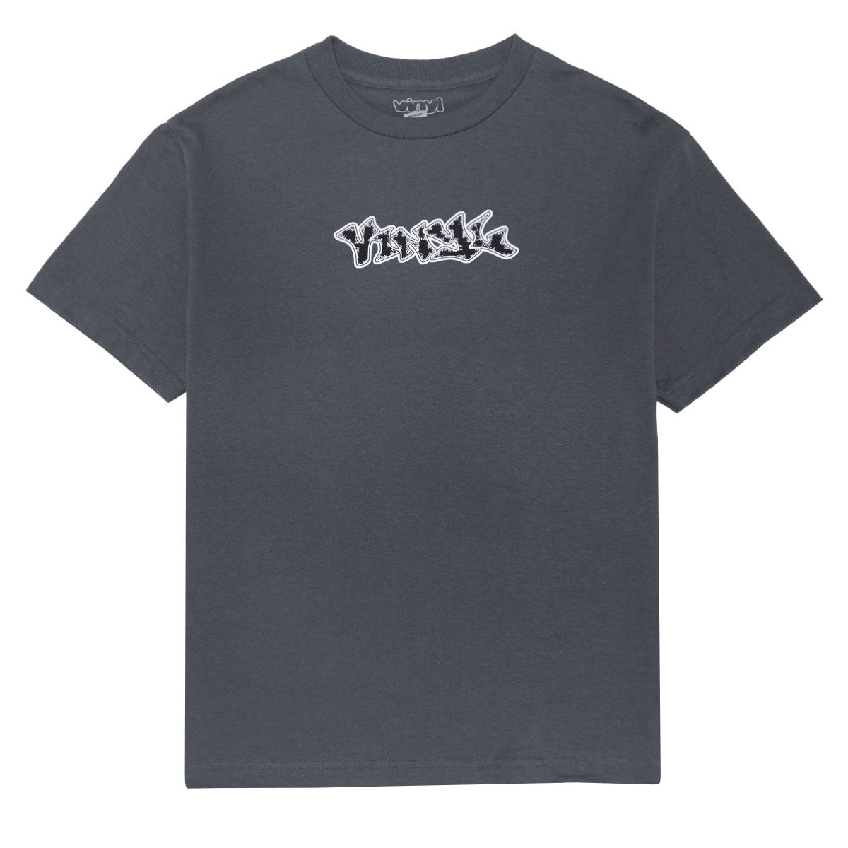 Vinyl Graffiti Logo T-Shirt - Charcoal Grey image 1