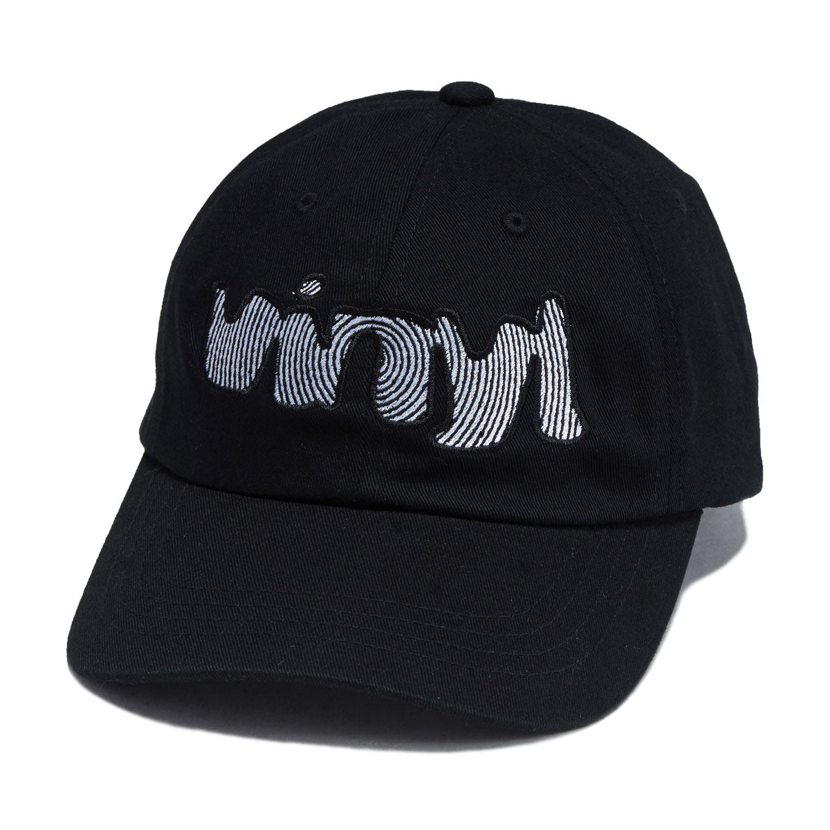 Vinyl Spiral Dad Hat - Black image 1