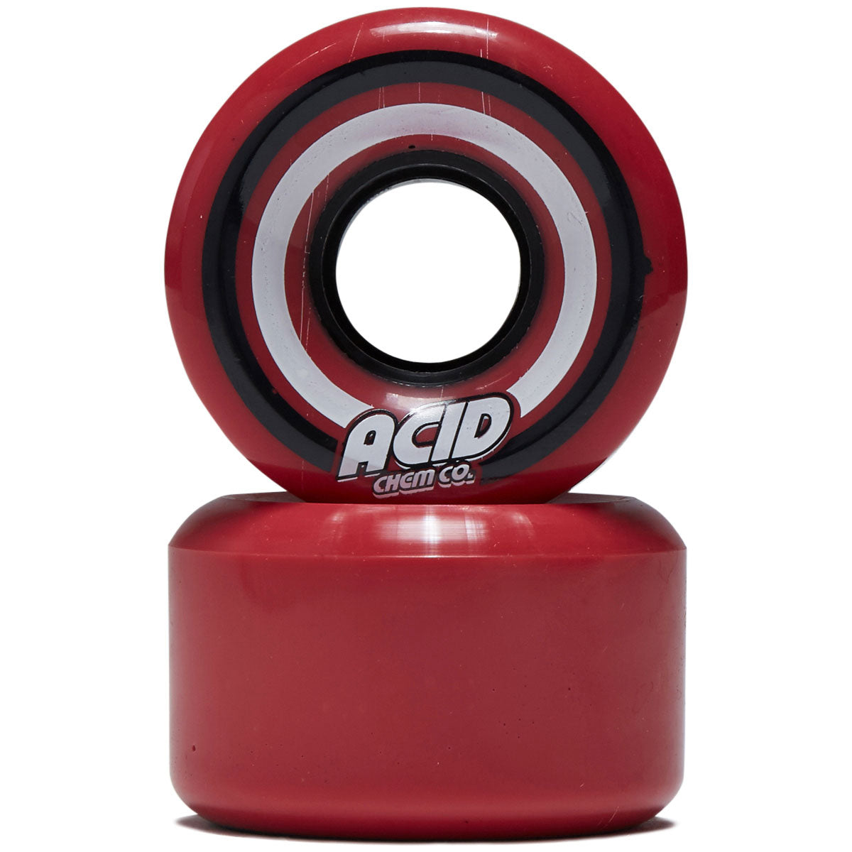 Acid Pods 86a Conical Skateboard Wheels - Red - 55mm image 2
