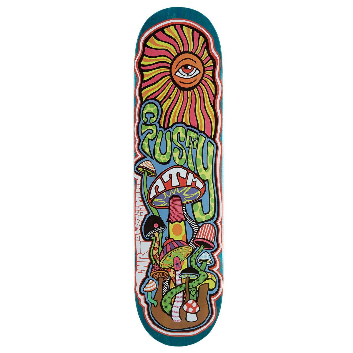 ATM Chris Weissmann Shrooms Skateboard Deck - 8.25